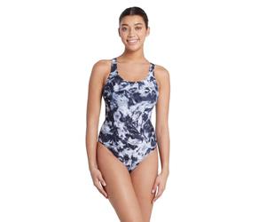 Zoggs Marbre Powerback Maillot de Bain Une pièce Femme