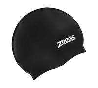 Zoggs Bonnet de natation en silicone pour adulte - Noir - Taille unique