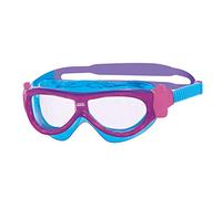 Zoggs Masque Phantom pour enfants avec protection UV et lunettes de natation anti-buée, 0-6 ans, Violet / Bleu Clair / Clair