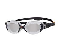 Zoggs Predator Flex Lunettes de Natation Unisex, Blanc/Noir/Transparent, Regular