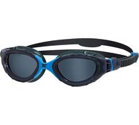 Zoggs Predator Flex Small - lunettes de natation teintées pour les visages plus étroits, couleur:gris/bleu