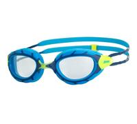 Lunettes de natation Zoggs Predator bleu jaune avec verres transparents junior