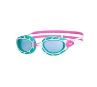 Lunettes de natation Zoggs Predator bleu rose avec verres transparents bleu junior