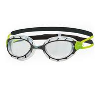 Zoggs Predator Lunettes de natation Adulte Unisexe, Noir/Vert Citron/Transparent