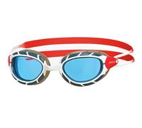 Zoggs Predator Lunettes de Natation Mixte, Blanc/Rouge/teinté, s