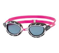 Zoggs Lunettes de natation Predator – rose/noir/blanc, verres transparents bleu – Taille M