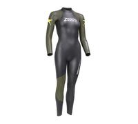 Combinaison en néoprène Zoggs Predator Pro FS noir jaune femme - L