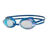 Lunettes de natation Zoggs Racer Titanium bleu avec verres miroir bleu