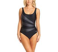 Zoggs Sandon Scoopback Maillot de Bain avec Bonnets en Mousse et contrôle du Ventre Femme