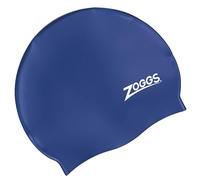 Zoggs Silicone Bonnet de Bain Adulte Unisexe, Marine, Taille Unique