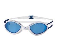 Zoggs Lunettes de natation Tiger – Protection UV, sangles à ajustement rapide, verres teintés bleus