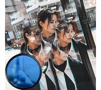 ZOGUO Prism Filter Kaléidoscope FX Split Diopter Effets spéciaux Accessoires de Photographie DSLR Lens Prism (Size : 82mm, Color : Orange)