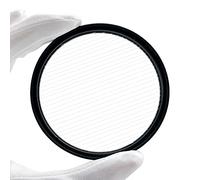 ZOGUO Rayures Blanches Effet FX Filtre caméra Radia Flare Filtre Bleu Arc-en-Ciel coloré Or 77/82mm étoile lumière Nuit Shoot rayonnant (Size : with 67mm Adapter, Color : White Streaks Filter)