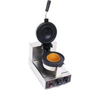 ZOHIKO 1000W Électrique Burger Gaufrier, Burger Machine en Acier Inoxydable Crème Glacée Gaufrier Baker Machine Ménage Gaufrier Cone Maker for Gaufres Burger