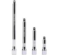 Zohino Lot de 4 clés à douille, 1/4", 50 mm, 75 mm, 100 mm, 150 mm, rallonge d'inclinaison pour hocs et liquet