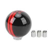 Zohisin 6 Speed Car Racing Gear Knob Premium Metal Gear Shifter for Manual Vehicles Comfortable Driving with 3 Adapters Fits 1967 2018 and Most Manual Cars (Black Red)