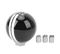 Zohisin 6 Speed Car Racing Gear Knob Premium Metal Gear Shifter for Manual Vehicles Comfortable Driving with 3 Adapters Fits 1967 2018 and Most Manual Cars (Black White)