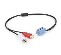 Zohisin Adaptateur de câble ISO 8 Broches pour changeur de Disque Compact Ligne stéréo de Voiture Plug and Play Installation Facile Matériau ABS Accessoire de Voiture Portable pour