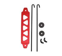 Zohisin Battre d'alliage en aluminium Battre du support de montage une robe et une solution pour fixer la batterie de votre voiture compatible avec une largeur de tailles de batterie, y (Rouge)