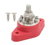 Zohisin Borne de Distribution d'énergie M10 de 3 8 Pouces, jonction de Batterie de Service 160A, Goujon de Bloc de Bus Postal avec Acier Inoxydable pour Voiture 12V 48V, Camping-Car,