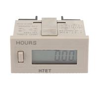 Zohisin Compteur électrique numérique H7Et Bvm 110, Affichage LCD à 6 Chiffres, totalisateur pour Un comptage précis, Installation Facile, durée de Vie (0,00 Minutes)