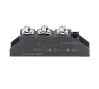 Zohisin Diode Inverse photovoltaïque 55a 1600v 2 entrées et Sorties, Module de Cathode Commune, diode de redressement pour système Pv DC, Structure Stable, Dissipation Thermique élevée,