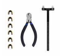 Zohisin Ensemble d'outils de réglage de tir à l'arc, avec règle à carrés en T pour Courbe et Accessoires (Noire)