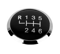 Zohisin Gear Shift Knob Cover Black Silver 6 Speed Cap Trim for Volkswagen T5 T5 1 Gp 2003 2011 Vehicles Durable ABS Material Ergonomic Non Slip Design Modern Interior Upgrade