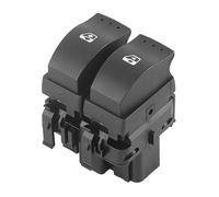 Zohisin Interrupteur Électrique De Vitres pour Clio II Bouton Double Commande De Lève Vitre Noir Compatible Voiture À Conduite À Droite Design Élégant Et Fonctionnel