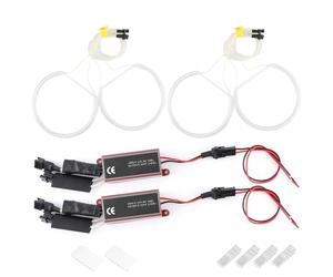 Zohisin Kit Angel Eyes LED E36 E38 E39 E46 6000K 12V | Kit Anneaux Lumineux Automobile | Anneaux lumineux 6000K | 12V | Lentille CCFL | Montage sur E36 E38 E39 E46