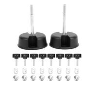 Zohisin Kit de boulons et boutons de montage sur toit rigide, remplacement multifonctionnel pour JK 2007-2018, installation facile, kit de fixation à retrait rapide pour conduite ouverte