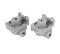 Zohisin Lot de 2 valves à dégagement rapide en métal résistant aux chocs de remplacement pour 229859 288251 KN32005 haute performance PSI pression d'ouverture ports 3/8" pour Mack Meritor