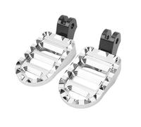 Zohisin Motorcycle Foot Pergs Slip Aluminium ALLIAGE LAVE PEDAL DE REPORT DE PIED POUR T100 T120 2016 à 2022 Amélioration du confort et contrôle pendant les manèges CNC 6061 ALLIAGE (Chromé)