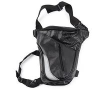 Zohisin Motorcycle Leg Bag Black Motorcycle Bag Riding Leg Bag Riding Waist Bag for Men