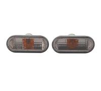 Zohisin Paire de clignotants latéraux de rechange pour Seat Arosa - Noir fumé - Convient pour Galaxy WGR T5 et Seat 7V - Noir fumé
