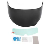 Zohisin Pare-visière de casque anti-buée en matériau PC de qualité supérieure avec vue horizontale à 190 degrés pour accessoires de moto de rechange pour visière AGV K5 K3 (marron foncé)