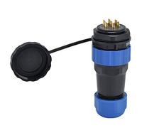 Zohisin Prise de Courant d'aviation SP28, connecteur 3 Broches 380V 25A IP68 (7 Pin)