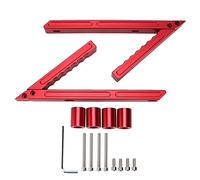 Zohisin Rear Grab Handle Grip Replacement for Enables Easy Stabilization in and out of Vehicle with Aluminum Structure Suitable for 2007 to 2018 JK Unlimited Sport Sahara Rubicon (Red)