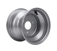 Zohisin Roue 18X9,50-8 Moyeu en Alliage d'aluminium Haute résistance de 8 Pouces pour Chariots de Kart avec espacement des Trous de 78 mm Argent Trois Trous Mise à Niveau du véhicule (3 Tasses)