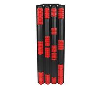 Zohisin Socket de service portable et pour la mécanique professionnelle et les amateurs de bricolage avec une capacité de 80 pièces comprenant 26 clips pour / 4 pouces 30 clips pour 3/8 (Rouge)