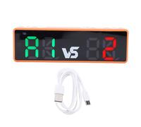 Zohisin Tableau de Bord numérique à 4 Chiffres, écran Lumineux, Buzzer, Rechargeable, Portable, électronique, pour Jeux d'échecs, Basket-Ball, Volley-Ball