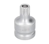 Zohisin Triple Spline Bit Pobite de 3/4 pouces 20 mm Sliver Metal Anticorrosion Power Foret Part pour la roue arrière Le moyeu de moyeu des réparations Impact direct Installation facile