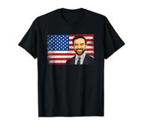 Zohran Mamdani Mayor Illustration on The US Flag T-Shirt