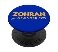 Zohran Mamdani pour Le Maire de New York : Funny Cool Trendy Progressive PopSockets PopGrip Adhésif