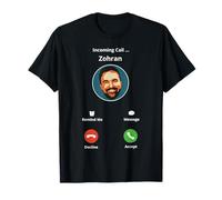 Zohran Mamdani pour NYC Mayor Funny Fake Call Parodie Satire T-Shirt
