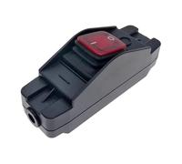 Zohuwerui Bouton d'Alimentation,Interrupteur Lampe 30A,Bouton Marche-Arrêt 220V Avec Témoin LED - pour Équipements Extérieurs, Appareils, Maison, Ventilateurs Industriels