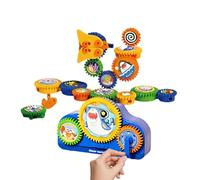 Zohuwerui Jeu de Construction Engrenages Électriques | Set Éducatif À Emboîtement Et Apprentissage,Jouets De Construction | pour Garçons Filles Intérieur Dedans Maison Domicile Chambre Salon Jardin