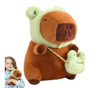Zohuwerui Jouets en Peluche d'animaux | Compagnon Doux pour la Nuit et Le Sommeil | Doudou Capybara - pour Ados Amis Garçons Filles Camarades Canapé Lit Bureau Siège Auto Maison Dortoir Voyage