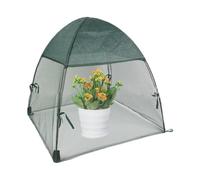 Zohuwerui Serre à tomates | Couverture PE en Dôme de Pépinière | Serre de Balcon 56x56x56 cm avec Cadre métallique | pour Fruits tomates Fleurs intérieur Porche Balcon Patio arrière-Cour légumes