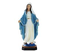 Zohuwerui Statue la Vierge Marie en Résine, 22 cm Figurine Vierge Marie Saint, Sculpture Religieuse pour Décoration la Maison Table, Cadeau pour, Amis